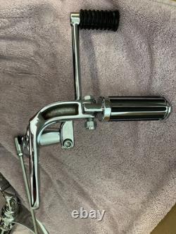 Harley davidson evo twin cam fxd fxdwg dyna glide chrome forward controls