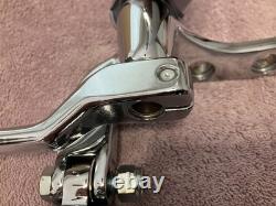 Harley davidson evo twin cam fxd fxdwg dyna glide chrome forward controls
