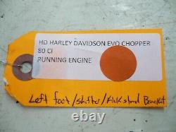 Hd Harley Davidson Evo 80 Chopper Forward Control Foot Peg Shifter + Linkage