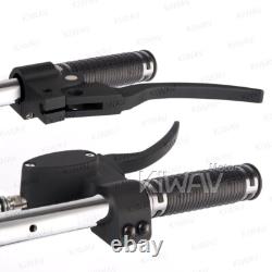 KiWAV CNC Aluminum Black Handlebar Hand Control Kit for Harley-Davidson 96