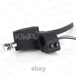 KiWAV CNC Aluminum Black Handlebar Hand Control Kit for Harley-Davidson 96