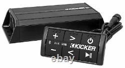 Kicker 10PS52504 5.25 Harley Davidson Motorcycle Speakers+Bluetooth Amp+Control