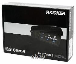 Kicker 10PS52504 5.25 Harley Davidson Motorcycle Speakers+Bluetooth Amp+Control