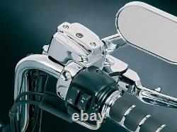 Kuryakyn Chrome Brake Clutch Control Handlebar Dress-Up Cover Kit Harley Single