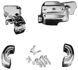 Kuryakyn Handlebar Control Dress Up Kit Chrome #9126 Harley Davidson