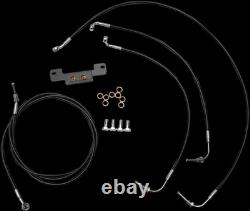 LA STD Black 12-14in Handlebar Controls Kit wo ABS HD Road Glide Special 18-19