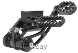 MX Billet Black Forward Controls Footpegs 86-99 Harley Softail Chopper 45922