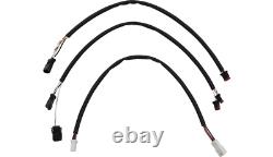 Magnum 18-20 Ape Handlebar Control Cable Kit ABS Braided 21+ Harley Road King