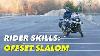 Mastering Motorcycle Control Offset Slalom