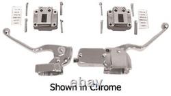 NEW CHROME HANDLEBAR CONTROL KIT FOR 72/81 Harley Davidson FL And 73/81 FX /XL