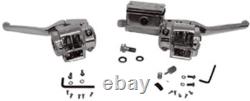 NEW CHROME HANDLEBAR CONTROL SET FOR 1984-1995 Harley Davidson Sportster