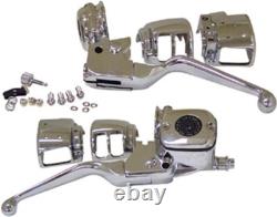 NEW OE STYLE CHROME HANDLEBAR CONTROL KIT FOR 1996-2006 Harley Davidson