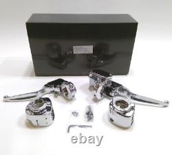 NEW V-Twin 1/2 Bore Handlebar Control Kit Chrome 2015 up Harley Softail 22-0886