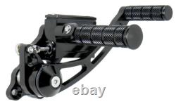 New Black Billet Forward Control Set for 2000-2017 Harley Davidson Softail