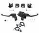 New Black Handlebar Controls Hand Lever Control Kit Single Disc Switches Wiring