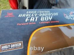 New Bright 61431 Radio Control Harley Davidson Fat Boy Motorcycle In Box