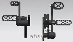 New Custom MX Style Black Billet Forward Control Set for Harley Davidson