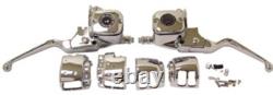 New Hydraulic Clutch And Brake Handlebar Control Kit For Harley Davidson Custom