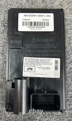 OEM HARLEY-DAVIDSON Y-Axis Body Control Module BCM Computer 41000350F