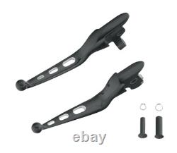 OEM Harley-Davidson Black Edge Cut Hand Control Lever Kit 2014-2016 Touring