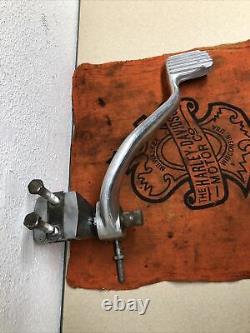 OEM Harley Davidson FXR Mid Control Brake Pedal, Footpeg and Mount