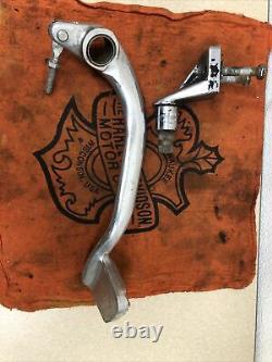 OEM Harley Davidson FXR Mid Control Brake Pedal, Footpeg and Mount