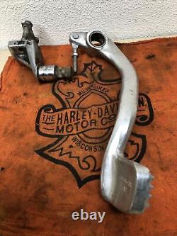 OEM Harley Davidson FXR Mid Control Brake Pedal, Footpeg and Mount