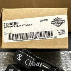OEM Harley-Davidson Right Hand Control Switch Pack PTT & Audio 71500130B NIB