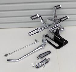 Outlaw Chrome Forward Control Kit For 2000-2017 Softail Harley Fxst/flst