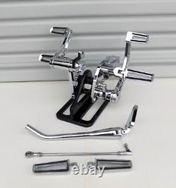 Outlaw Chrome Forward Control Kit For 2000-2017 Softail Harley Fxst/flst