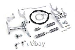 Partial Forward Control Kit Chrome fits Harley Davidson