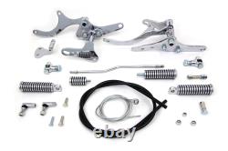 Partial Forward Control Kit Chrome fits Harley Davidson