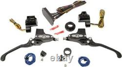 Performance Machine 9/16 Black Can Bus Hand Control Kit with Hydraulic Clutch