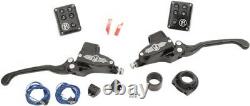 Performance Machine Black Handlebar Control Kit with Hydraulic Clutch for Harleys