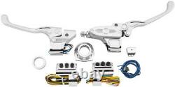 Performance Machine Chrome Handlebar Control Kit withCable Clutch 0062-4019-CH