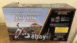 Rare 14 Scale Huge Radio Control Harley Davidson Fatboy Motorcycle R/C Retired