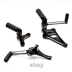 Rear Controls Foot Peg Levers Linkages For Harley Sportster Iron 883 Seventy Two
