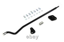 Reduced Reach Forward Control Adapter Kit Gloss Black, for Harley Davidson, by