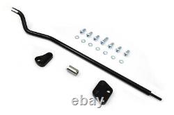 Reduced Reach Forward Control Adapter Kit Gloss Black, for Harley Davidson, by