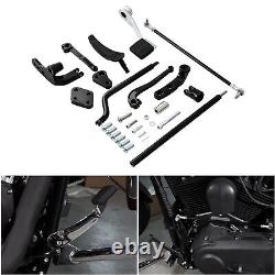 Reduced Standard Forward Control Kit Fit For Harley Dyna Fat Bob 2006-2017 15 16