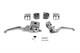 Smooth Contour Handlebar Control Kit Chrome Fits Harley Davidson