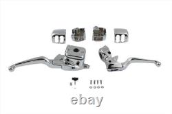Smooth Contour Handlebar Control Kit Chrome fits Harley Davidson