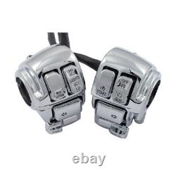Switch Casing Complete Chrome for Harley-Davidson Flt 08-13 Cruise Control + +
