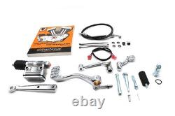 XL Stock Mid Control Kit Chrome for Harley-Davidson