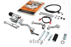 XL Stock Mid Control Kit Chrome for Harley-Davidson